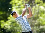 Justin Thomas of the United States plays a tee shot on the seventh hole during the second round of the World Golf Championships-Mexico Championship at Club de Golf Chapultepec on March 3, 2017 in Mexico City, Mexico. 